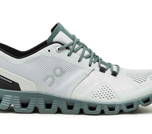 On Cloud X Shift Glacier Grey Olive Training Shoes